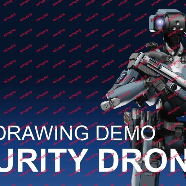 Mech Drawing Demo Security Drone David Heidhoff