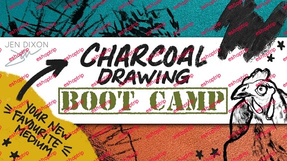 Charcoal Drawing Boot Camp Tools Techniques Tips for Beginners