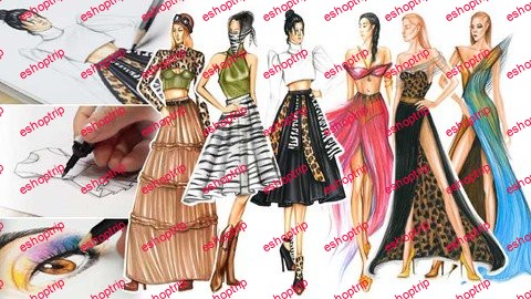 Fashion Drawing Course from Beginner to Advanced