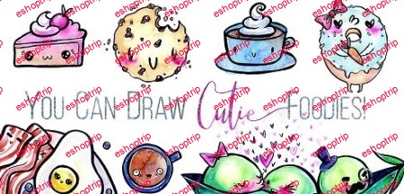 You Can Draw Cute Foods In 2 Simple Steps