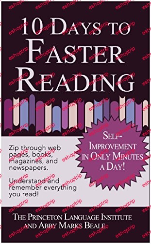 10 Days to Faster Reading Jump Start Your Reading Skills with Speed reading