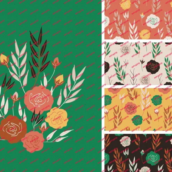 Create a Modern Botanical Pattern Prints in Adobe Illustrator for Beginners