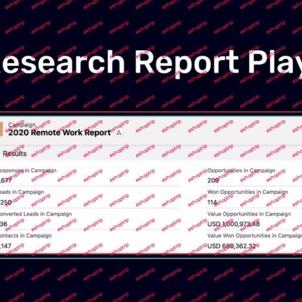 Erin Balsa The Research Report Playbook