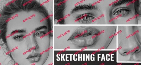 Learn to draw complete Realistic Face Draw Shading Sketching with graphite pencil Step by Step