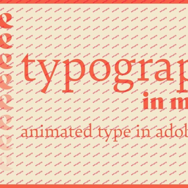 Typography in Motion Animating Type in Adobe Fresco