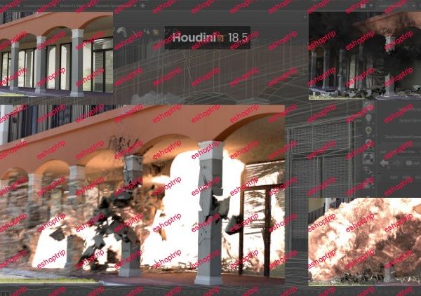 Houdini FX Creating a Building Explosion