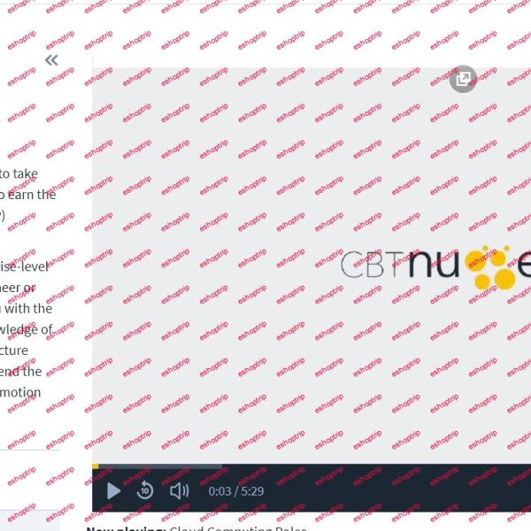 CBTNuggets ISC2 CCSP Certified Cloud Security Professional