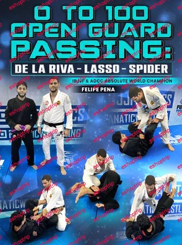 Felipe Pena Preguica 0 To 100 Open Guard Passing De La riva Lasso Spider