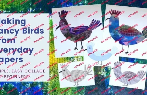 Making Fancy Birds from Everyday Papers Simple Easy Collage for Beginners