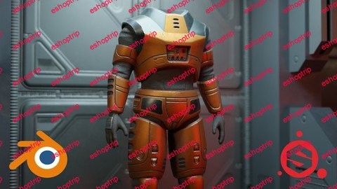 Sci Fi Character Armor Blender 2.9 And Substance Painter