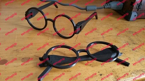 Scalable Harry Potter Glasses with Hinges 3D Print Model