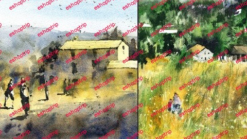 A Guide To Atmospheric Watercolors Wet In Wet Landscapes