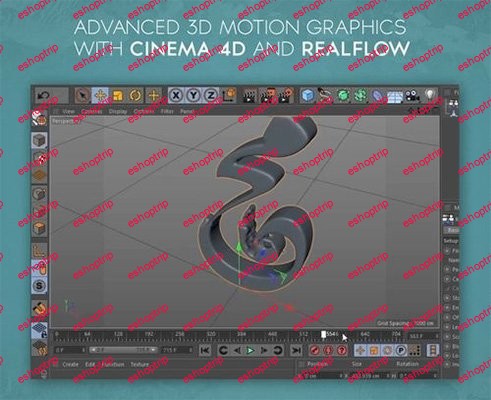 Advanced 3D motion Graphic in C4D and RealFlow