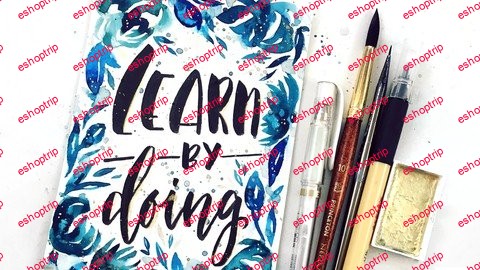 Anyone Can Brush Letter Modern Calligraphy For Beginners