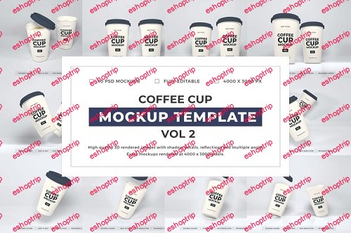 Coffee Cup Mockup Template Bundle Vol 2 1076820