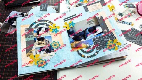 Scrapbook Mini Album For Baby Boys