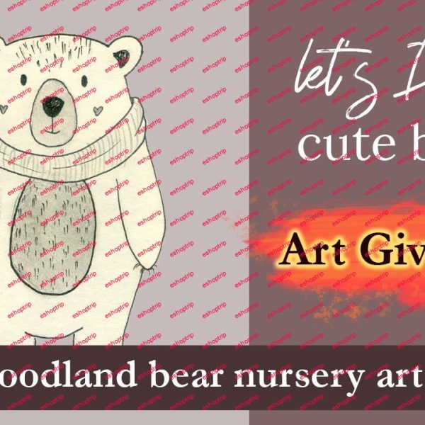 You Can Draw 4 Cute Forest Bears Beginner Friendly Nursery Art Class Easy Woodland Teddy Drawings