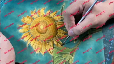 Leather Carving Sunflower