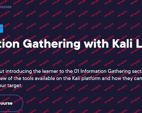 Information Gathering with Kali Linux 2022