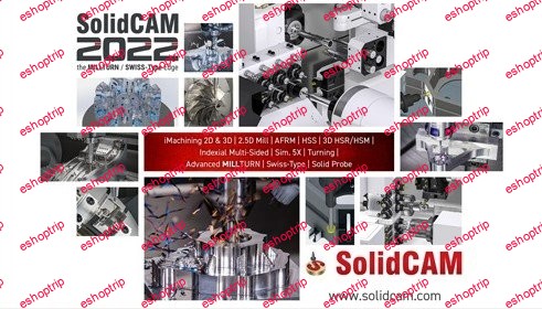 SolidCAM 2022 SP2 HF2 Multilingual for SolidWorks 2018 2023 x64