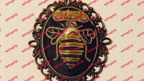 Introduction To Goldwork Embroidery With Queen Bee Project