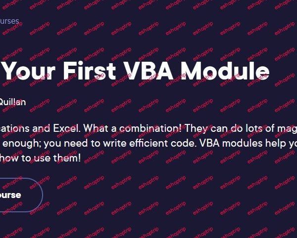 Building Your First VBA Module