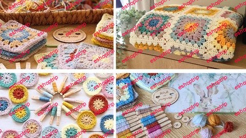 Easy Modern Crochet Create A Beautiful Spring Meadow Throw