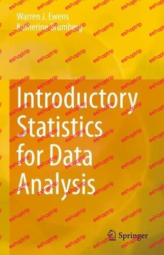 Introductory Statistics for Data Analysis