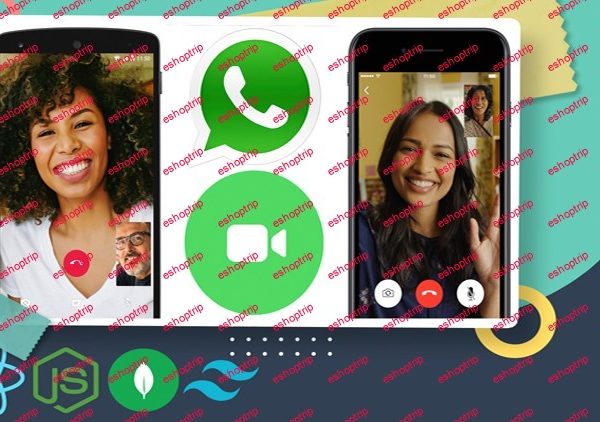 Build Whatsapp clone w video calls Mern stack socket io 2023