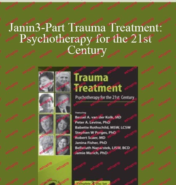 Janina Fisher, Peter Levine, Jamie Marich, Babette Rothschild, Belleruth Naparstek, Robert Scaer, Stephen Porges, Bessel van der Kolk 3 Part Trauma Treatment Psychotherapy for the 21st Century