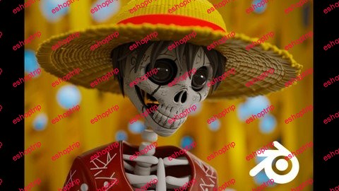 Skeleton Luffy Character Creation For Beginners In Blender