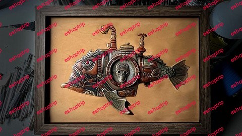 Punk Style Fish Shaped Submarine