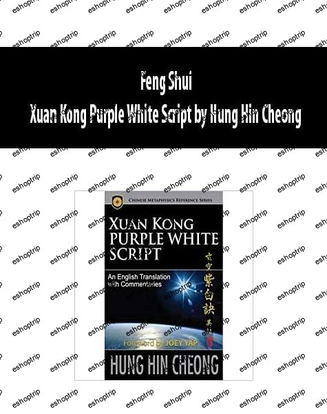 Feng Shui Xuan Kong Purple White Script by Hung Hin Cheong