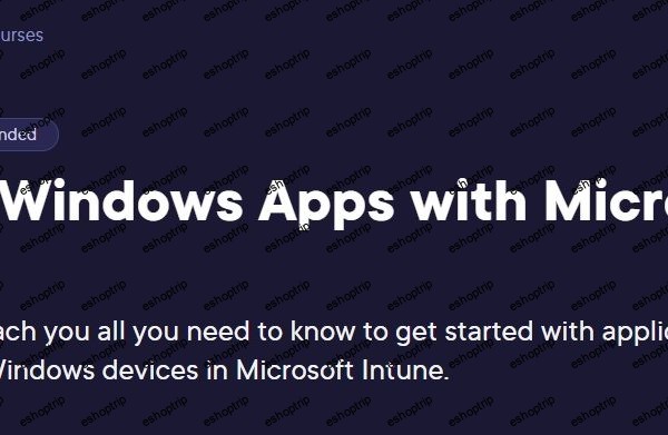 Manage Windows Apps with Microsoft Intune