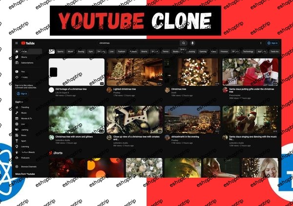 Create A Youtube Clone React, Typescript, Redux Toolkit etc