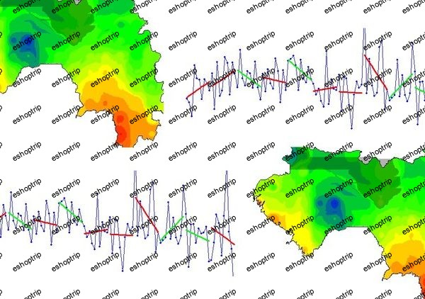 Pixel Pixel Time Trend Modeling & Graphical Representation