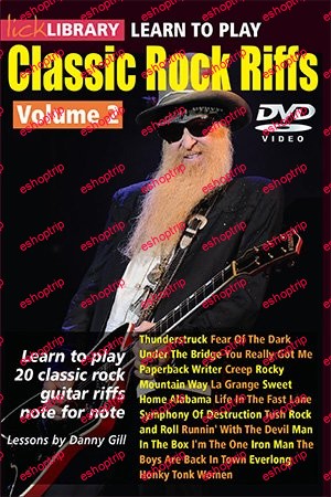 Lick Library Learn To Play Classic Rock Riffs, Volume 2