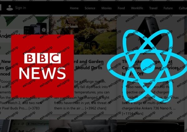 React The Complete Guide BBC News website clone