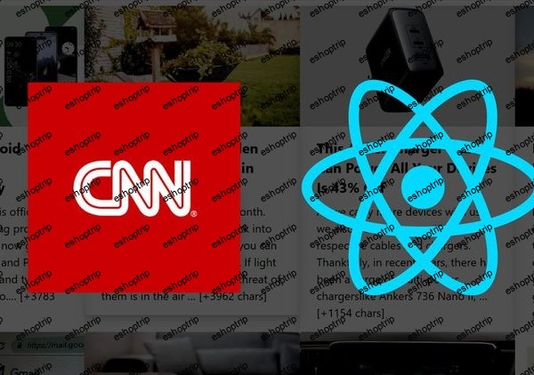 React The Complete Guide CNN News website clone