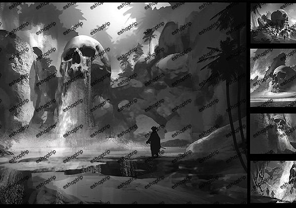 Sketching Pirate Landscapes in Photoshop