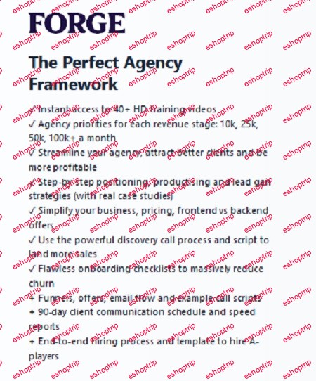 Ed Leake The Perfect Agency Framework