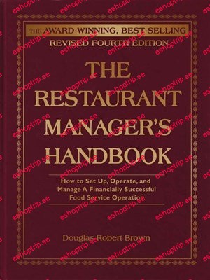 The Restaurant Manager's Handbook