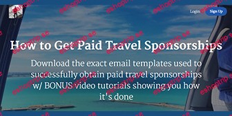 Georg Papp How to Get Paid Travel Sponsorships