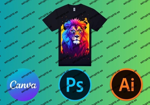 T Shirt Design Mastery Illustrator, Photoshop and Canva