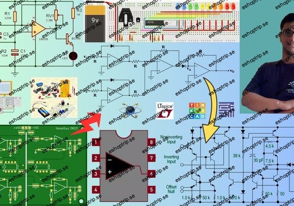 Opamp 741 Projects Design & Simulate on Proteus & LTSpice