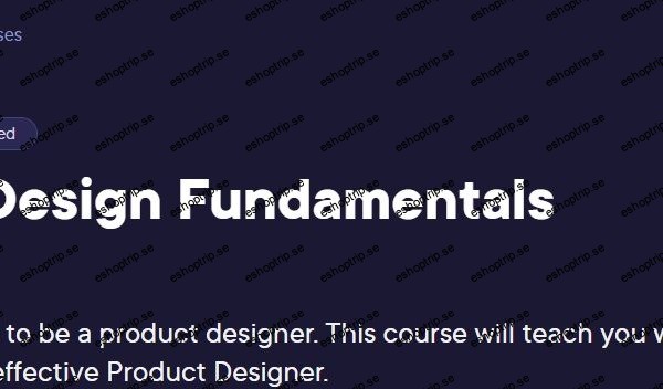 Product Design Fundamentals