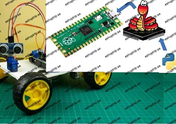 Obstacle Avoidance Robot using Raspberry pi pico