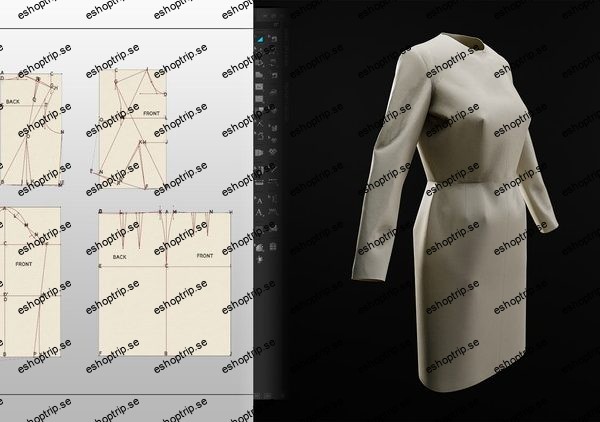 Pattern making for fashion design in Clo3d Part I