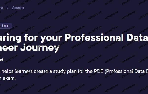 Preparing for your Professional Data Engineer Journey