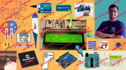 Biomedical Project Digital Thermometer with Atmega32 & LM35